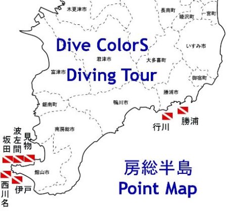 千葉県のダイビングポイント