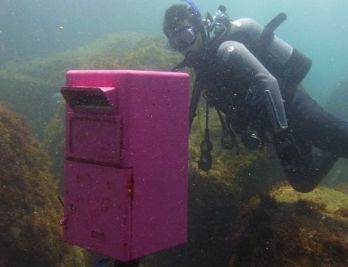 IOPの水中ポストが浅場に 18.09.09